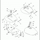 FXDS CONV 1GGL DYNA SUPER GLIDE CONVERTIBLE (1994) Топливный бак