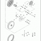 FXSTS 1BLL SPRINGER SOFTAIL (1993) Заднее колесо