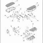 FLHTCU 1DPL ULTRA CLASSIC (1993) FOOTBOARDS