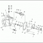 FXRS CONV 1EML SUPER GLIDE CONVERTIBLE (1993) CRANKCASE - GEAR SIDE