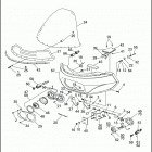 FLTCU 1DML TOUR GLIDE ULTRA CLASSIC (1994) WINDSHIELD, FAIRING & LAMPS - FLTC