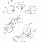 FLHTCU 1DPL ULTRA CLASSIC (1993) SEATS & LUGGAGE RACK
