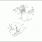 FXDS CONV 1GGL DYNA SUPER GLIDE CONVERTIBLE (1994) LICENSE PLATE BRACKETS