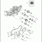 XL883 4CAM SPORTSTER 883 (1993) GEARCASE & COVER
