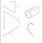 FXDS CONV 1GGL DYNA SUPER GLIDE CONVERTIBLE (1994) CALIFORNIA EVAPORATIVE EMISSIONS KIT