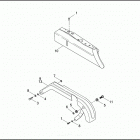 FXRS CONV 1EML SUPER GLIDE CONVERTIBLE (1993) REAR BELT GUARD