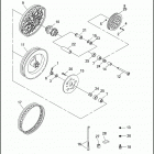 FXDS CONV 1GGL DYNA SUPER GLIDE CONVERTIBLE (1994) Заднее колесо