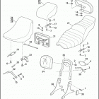 FXRS CONV 1EML SUPER GLIDE CONVERTIBLE (1993) SEATS & SISSY BAR