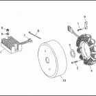 FXSTS 1BLL SPRINGER SOFTAIL (1993) ALTERNATOR & REGULATOR