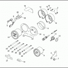 FXRP 1EDL SUPER GLIDE POLICE (WINDSHIELD) (1994) INSTRUMENTS & INDICATOR LAMPS - FXRP