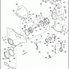 FLHTP-WND DA91 ELECTRA GLIDE STANDARD POLICE (FRG/WND) (1991) WINDSHIELD FAIRING & LAMPS - FLHTP