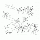 FLHTP-WND DA94 ELECTRA GLIDE STANDARD POLICE (FRG/WND) (1994) EXHAUST SYSTEM - FLHTP