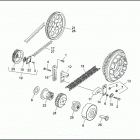 FXRS CONV 1EML SUPER GLIDE CONVERTIBLE (1993) BELTS, CHAINS & SPROCKETS