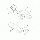 FXSTS 1BLL SPRINGER SOFTAIL (1993) Задний бампер