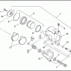 FXDS CONV 1GGL DYNA SUPER GLIDE CONVERTIBLE (1994) Передний суппорт