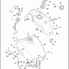 FXRP 1EDL SUPER GLIDE POLICE (WINDSHIELD) (1994) FUEL TANK - FXRP