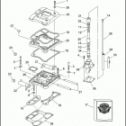 FXRP-WND ED93 SUPER GLIDE POLICE (FRG/WND) (1993) ROCKER ARMS, COVERS & PUSHRODS - V2