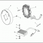 XL883 4CAM SPORTSTER 883 (1993) ALTERNATOR & REGULATOR