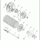 FXDB 1GBL DYNA STURGIS (1991) Сцепление