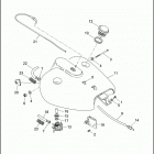 FLHR 1FDL ROAD KING (1994) FUEL TANK - FLHR