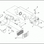 FXSTS 1BLL SPRINGER SOFTAIL (1993) Задний суппорт