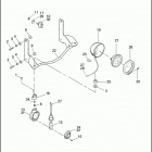 FLHTCU 1DPL ULTRA CLASSIC (1993) AUXILIARY / FOG LAMPS & FRONT TURN SIGNALS - FLHTC...
