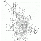 FXDS CONV 1GGL DYNA SUPER GLIDE CONVERTIBLE (1994) TRANSMISSION HOUSING & OIL TANK