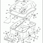 FLHTCU 1DPL ULTRA CLASSIC (1993) LUGGAGE BOX (KING TOUR-PAK)