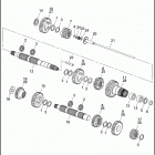 FLHTCU 1DPL ULTRA CLASSIC (1993) TRANSMISSION GEARS