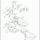 FXDS CONV 1GGL DYNA SUPER GLIDE CONVERTIBLE (1994) SEATS & SISSY BAR