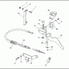 FLHTCU 1DPL ULTRA CLASSIC (1993) Привод управления сцеплением
