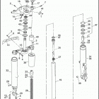 FLHTP-WND DA94 ELECTRA GLIDE STANDARD POLICE (FRG/WND) (1994) FRONT FORK - FLHTP
