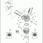 FLHTCU 1DPL ULTRA CLASSIC (1993) CYLINDERS, HEADS & VALVES V2 ™ EVOLUTION - REAR SH...