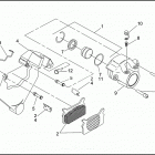 FLHR FD93 ROAD KING (1993) Задний суппорт