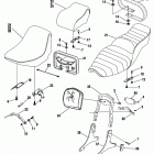FXRS-SP EGLP FXR Sport (1993) SEATS & SISSY BAR - FXR MODELS