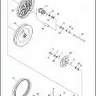 FLHR FD93 ROAD KING (1993) Переднее колесо