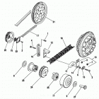 FXDS-CONV GGLP Dyna Glide Convertible (1993) BELTS, CHAINS AND SPROCKETS