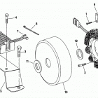 FXDS-CONV GGLP Dyna Glide Convertible (1993) ALTERNATOR & REGULATOR