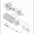 FLHR FD93 ROAD KING (1993) Сцепление