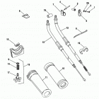 FXDS-CONV GGLP Dyna Glide Convertible (1993) Дроссельное управление