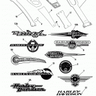 FXDS-CONV GGLP Dyna Glide Convertible (1993) FUEL TANK TRIM