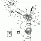 FXDS-CONV GGLP Dyna Glide Convertible (1993) CYLINDERS, VALVES & HEADS-V2 (TM) EVOLUTION
