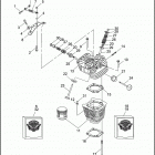FLHR FD93 ROAD KING (1993) CYLINDERS, HEADS & VALVES V2