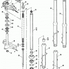 FXDS-CONV GGLP Dyna Glide Convertible (1993) FRONT FORK - FXR MODELS AND FXDL / S