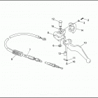 FXSTS 1BLL SPRINGER SOFTAIL (1992) Привод управления сцеплением