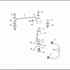 FLHTP 1DAL ELECTRA GLIDE STANDARD POLICE (WINDSHIELD) (1991) FRONT FORK AIR CONTROL - FLHTP