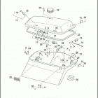 FLHTP 1DAL ELECTRA GLIDE STANDARD POLICE (WINDSHIELD) (1991) SADDLEBAGS - FLHTP