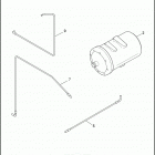 FXDB 1GBL DYNA STURGIS (1991) CALIFORNIA EVAPORATIVE EMISSIONS KIT