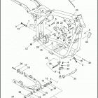 FXDB 1GBL DYNA STURGIS (1991) FRAME, REAR FORK & JIFFY STAND