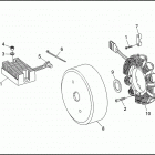 FXSTS 1BLL SPRINGER SOFTAIL (1992) ALTERNATOR & REGULATOR